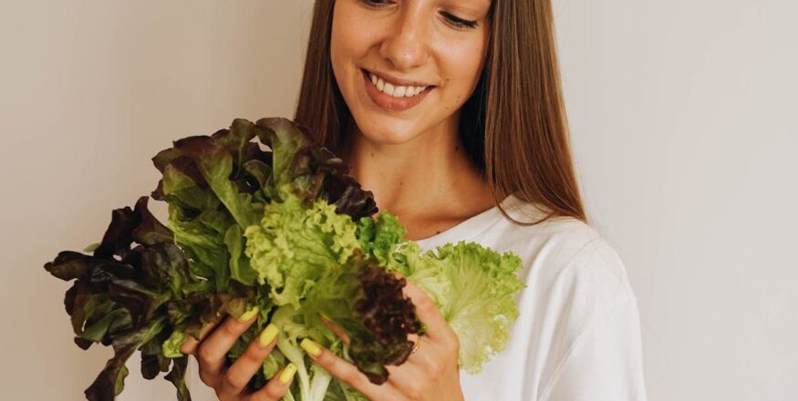 Family discussing healthy personalized meals in bright, modern kitchen