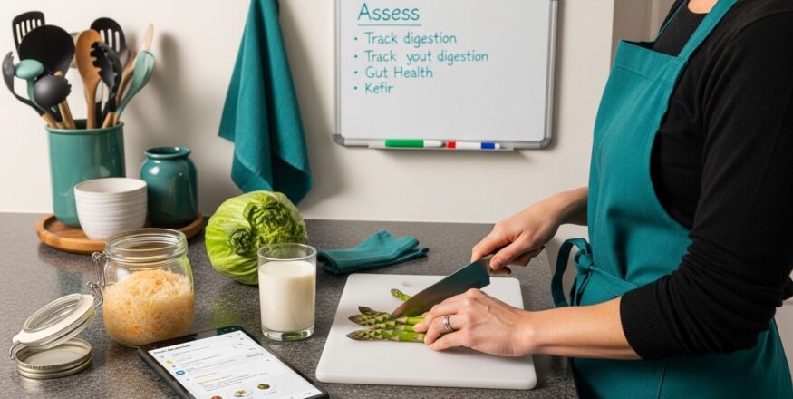 gut health meal preparation