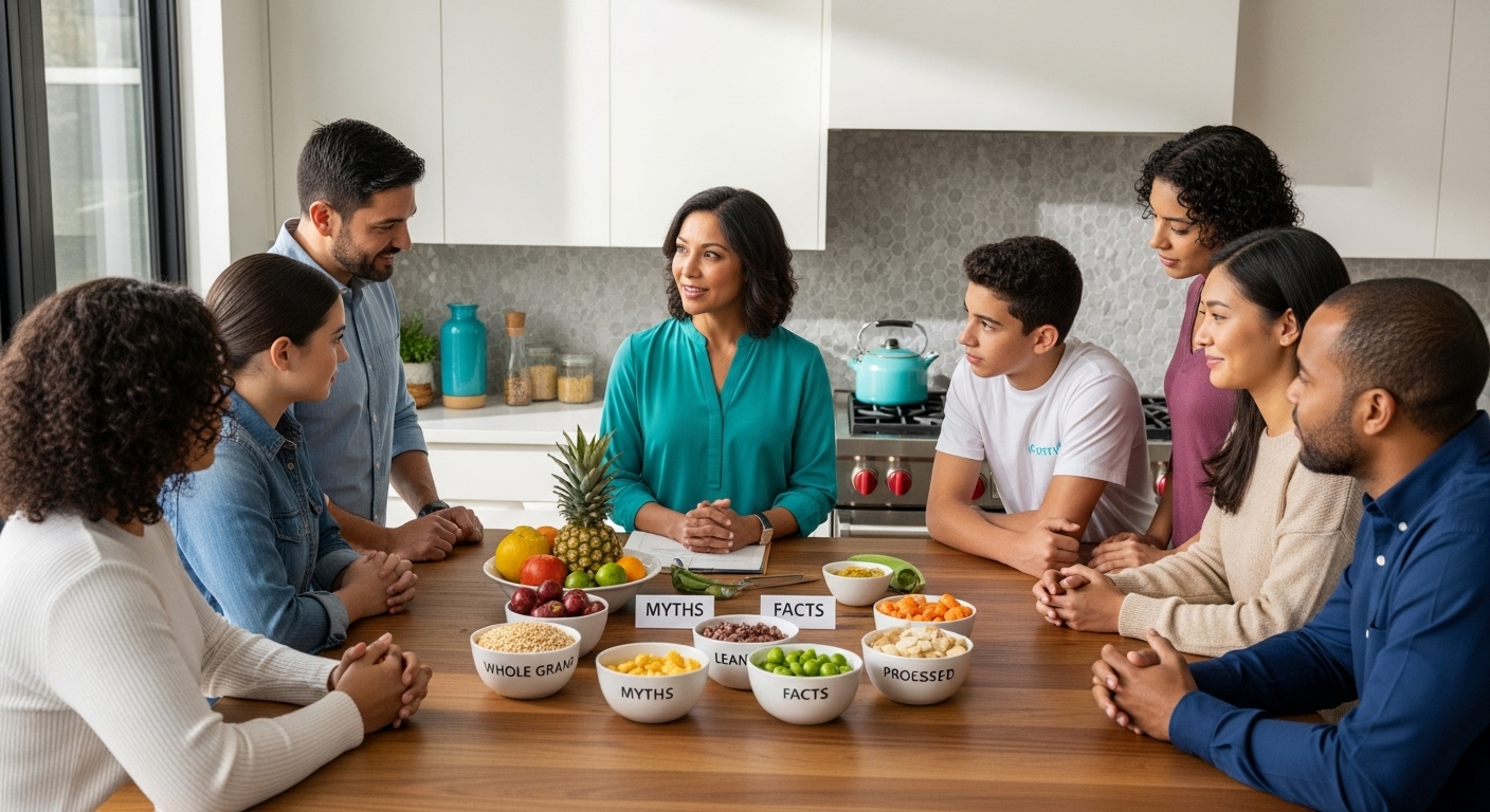 nutrition myths, healthy eating, debunking