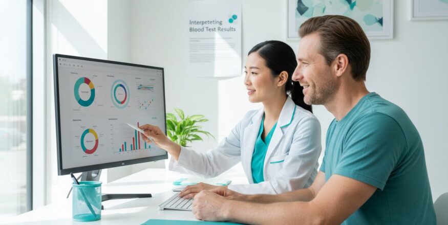 interpreting blood test results