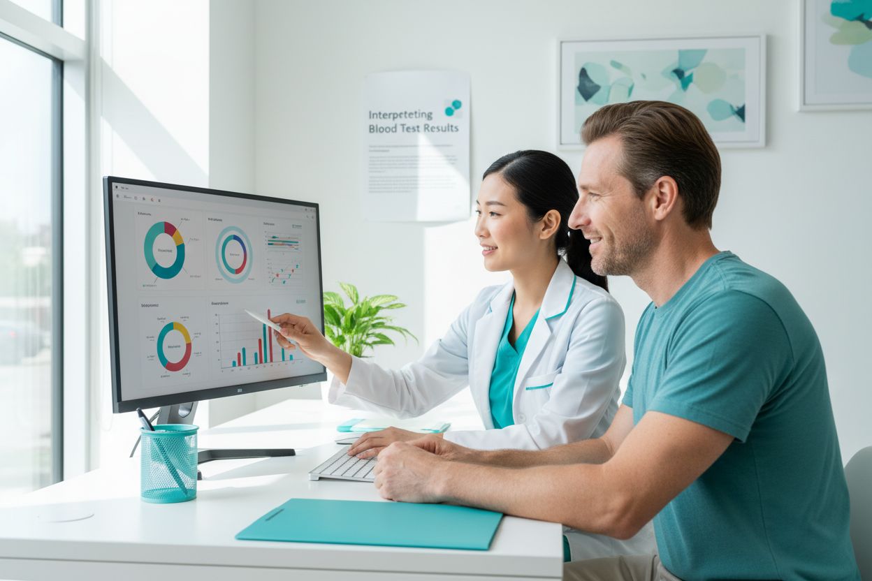 interpreting blood test results